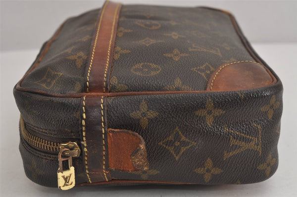 Authentic Louis Vuitton Monogram Compiegne 28 Clutch Hand Bag M51845 LV 4348J