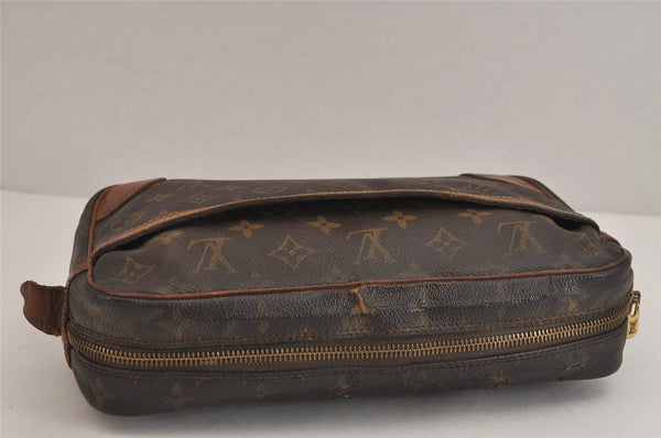 Authentic Louis Vuitton Monogram Compiegne 28 Clutch Hand Bag M51845 LV 4348J