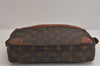 Authentic Louis Vuitton Monogram Compiegne 28 Clutch Hand Bag M51845 LV 4348J