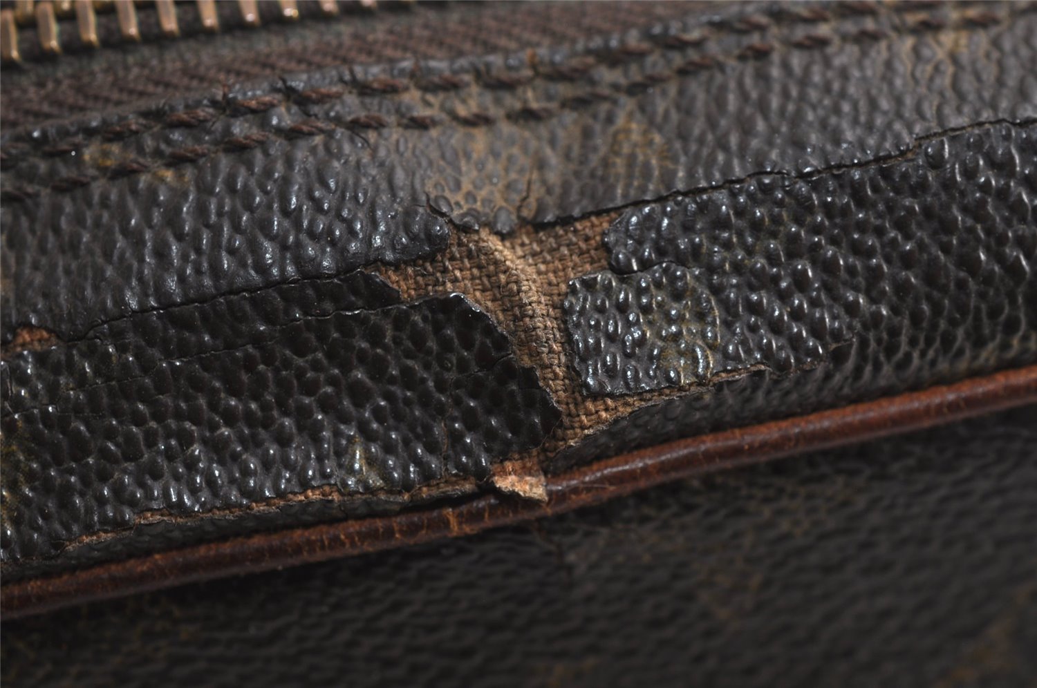 Authentic Louis Vuitton Monogram Compiegne 28 Clutch Hand Bag M51845 LV 4348J