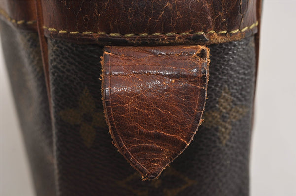 Authentic Louis Vuitton Monogram Compiegne 28 Clutch Hand Bag M51845 LV 4348J