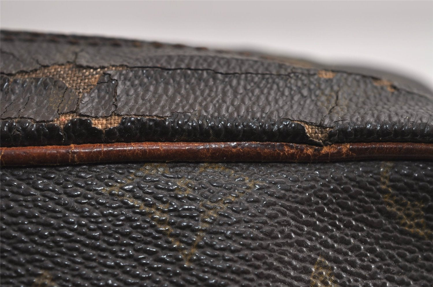 Authentic Louis Vuitton Monogram Compiegne 28 Clutch Hand Bag M51845 LV 4348J