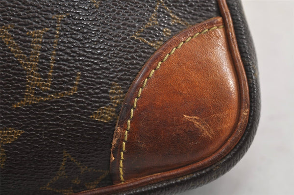 Authentic Louis Vuitton Monogram Compiegne 28 Clutch Hand Bag M51845 LV 4348J