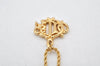 Authentic Christian Dior Gold Tone Chain Pendant Necklace CD 4348K