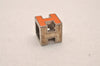 Authentic HERMES Cage De Ash H Cube Pendant Necklace Silver Orange Junk 4349J