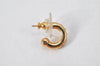 Authentic Christian Dior Vintage Rhinestone Earrings Gold Tone CD 4349K