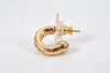Authentic Christian Dior Vintage Rhinestone Earrings Gold Tone CD 4349K