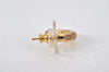 Authentic Christian Dior Vintage Rhinestone Earrings Gold Tone CD 4349K