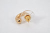 Authentic Christian Dior Vintage Rhinestone Earrings Gold Tone CD 4349K