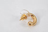 Authentic Christian Dior Vintage Rhinestone Earrings Gold Tone CD 4349K