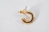 Authentic Christian Dior Vintage Rhinestone Earrings Gold Tone CD 4349K
