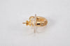 Authentic Christian Dior Vintage Rhinestone Earrings Gold Tone CD 4349K