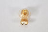 Authentic Christian Dior Vintage Rhinestone Earrings Gold Tone CD 4350K