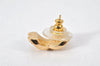 Authentic Christian Dior Vintage Rhinestone Earrings Gold Tone CD 4350K