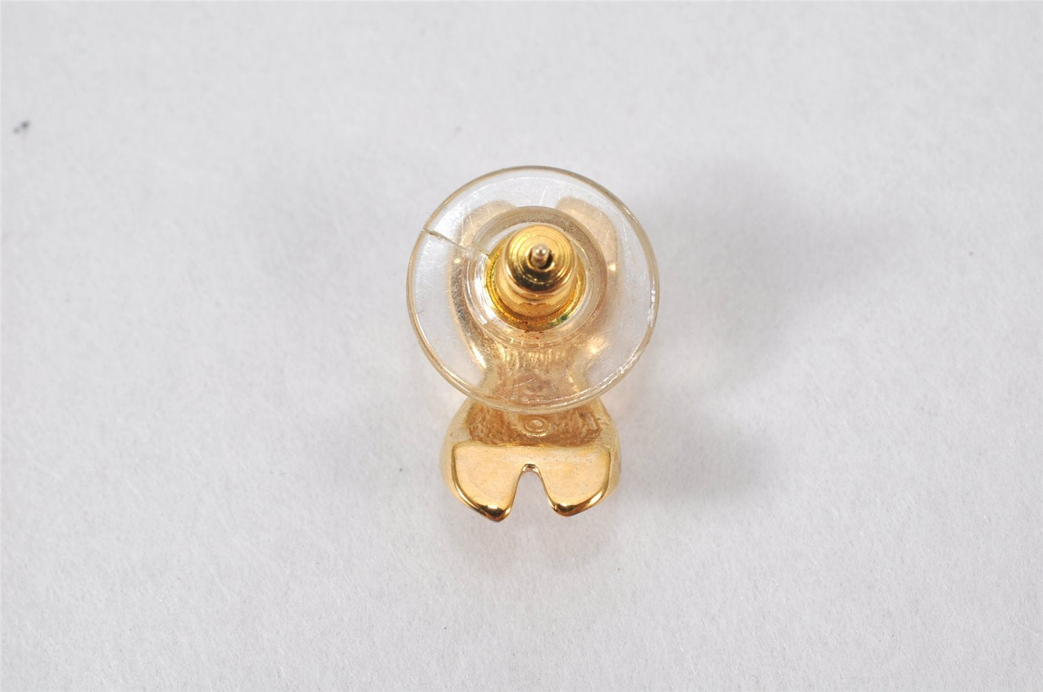 Authentic Christian Dior Vintage Rhinestone Earrings Gold Tone CD 4350K