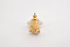 Authentic Christian Dior Vintage Rhinestone Earrings Gold Tone CD 4350K