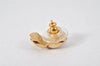 Authentic Christian Dior Vintage Rhinestone Earrings Gold Tone CD 4350K