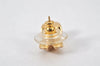 Authentic Christian Dior Vintage Rhinestone Earrings Gold Tone CD 4350K