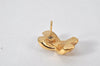 Authentic Christian Dior Vintage Rhinestone Earrings Gold Tone CD 4350K