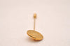 Authentic HERMES Serie Vintage Pin Brooch GP Gold Tone Accessories  4351J