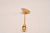 Authentic HERMES Serie Vintage Pin Brooch GP Gold Tone Accessories  4351J