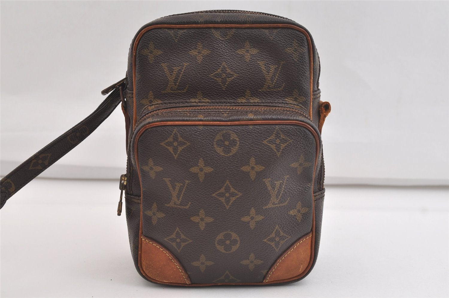 Authentic Louis Vuitton Monogram Amazone Shoulder Cross Bag M45236 Junk 4353K