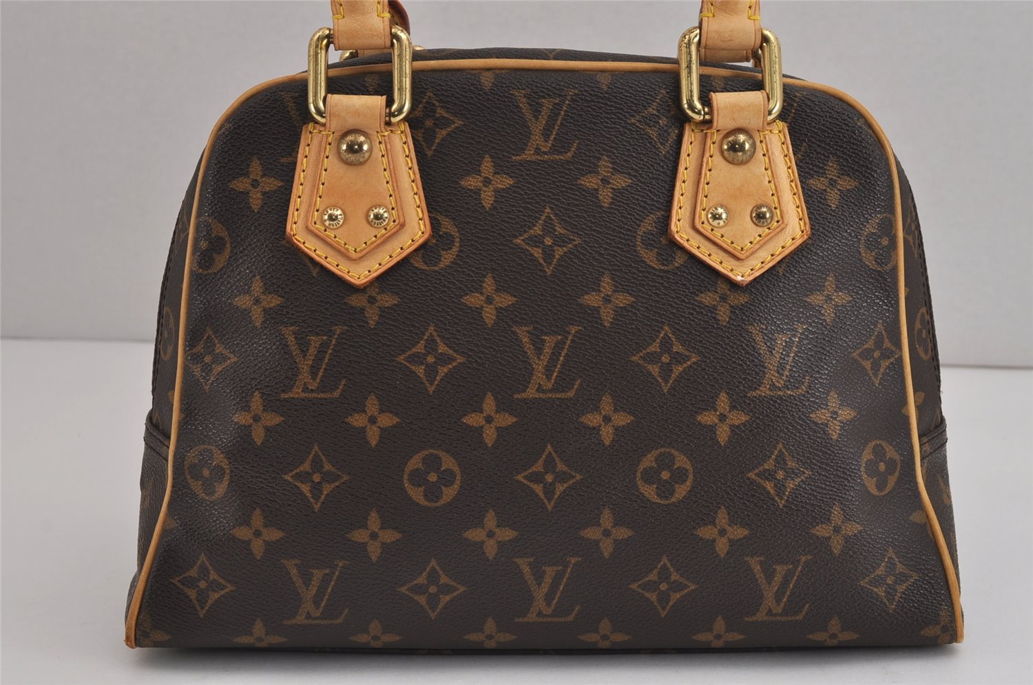 Authentic Louis Vuitton Monogram Manhattan PM Hand Bag Purse M40026 LV 4354J