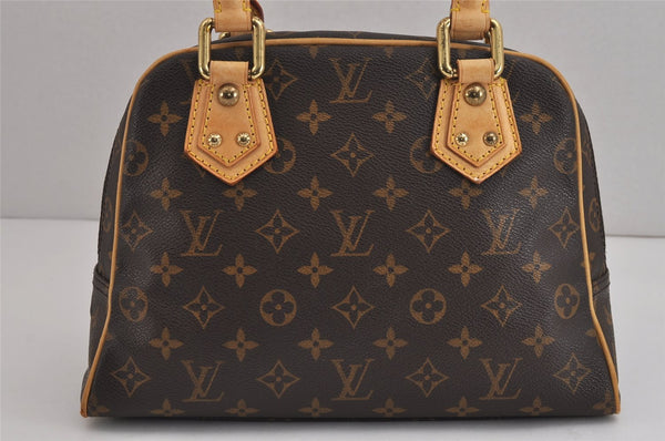 Authentic Louis Vuitton Monogram Manhattan PM Hand Bag Purse M40026 LV 4354J