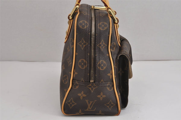 Authentic Louis Vuitton Monogram Manhattan PM Hand Bag Purse M40026 LV 4354J