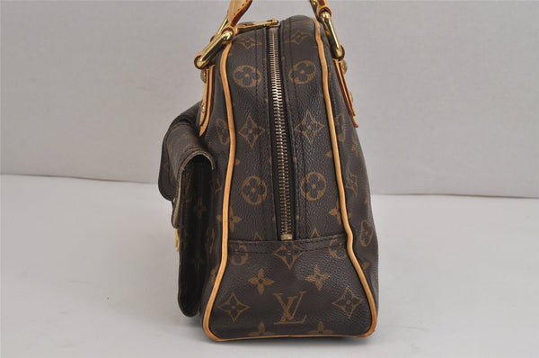Authentic Louis Vuitton Monogram Manhattan PM Hand Bag Purse M40026 LV 4354J