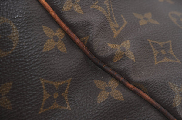 Authentic Louis Vuitton Monogram Sac Souple 45 Hand Boston Bag M41624 LV 4355I