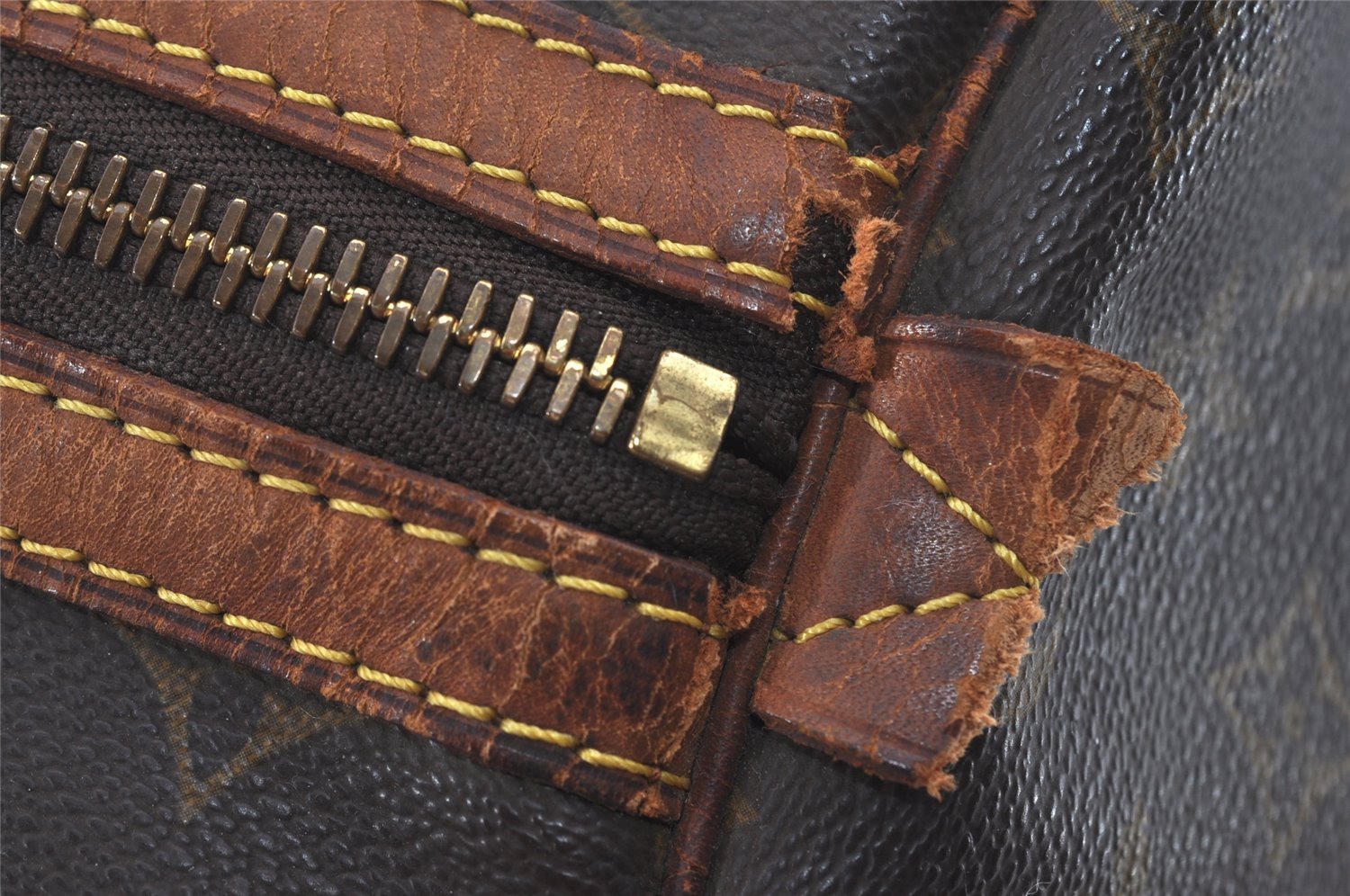 Authentic Louis Vuitton Monogram Sac Souple 45 Hand Boston Bag M41624 LV 4355I