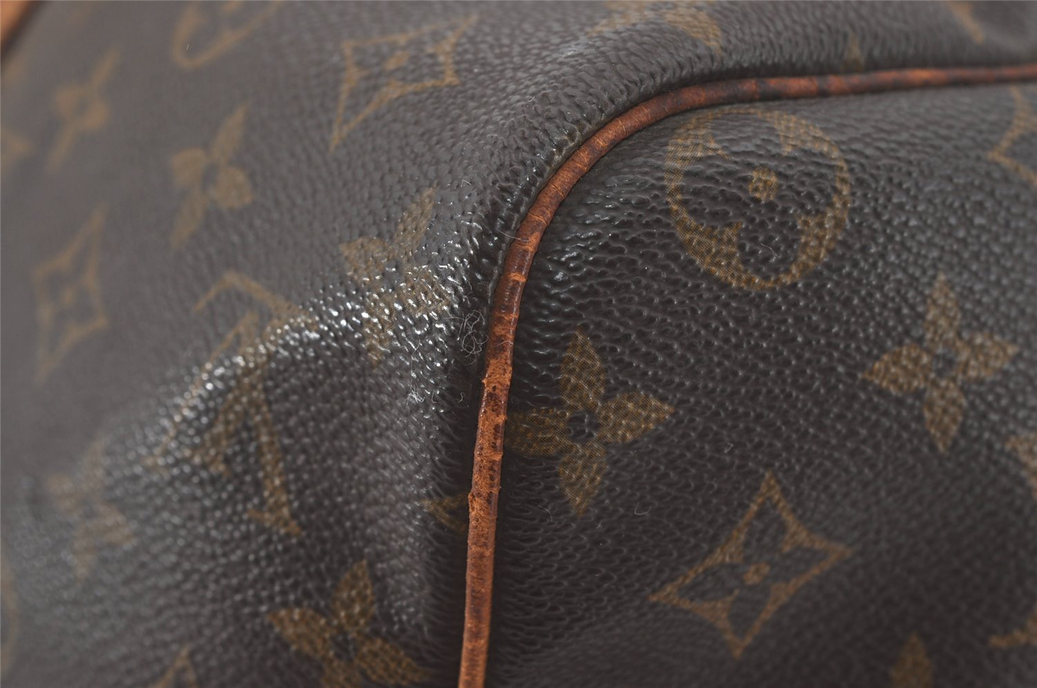 Authentic Louis Vuitton Monogram Sac Souple 45 Hand Boston Bag M41624 LV 4355I