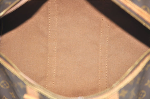 Authentic Louis Vuitton Monogram Sac Souple 45 Hand Boston Bag M41624 LV 4355I