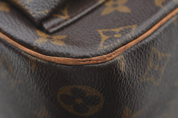 Authentic Louis Vuitton Monogram Excentri Cite Hand Bag M51161 LV 4355J