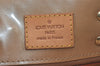 Authentic Louis Vuitton Vernis Reade PM Hand Bag Beige M91144 LV 4356I