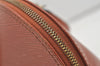Authentic Louis Vuitton Epi Alma PM Hand Bag Brown M52143 LV 4356J