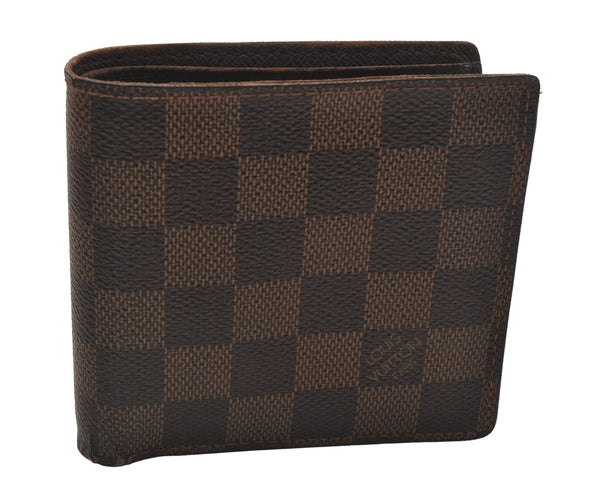 Auth Louis Vuitton Damier Porte Billet Carte Credit Monnaie N61665 Wallet 4357J