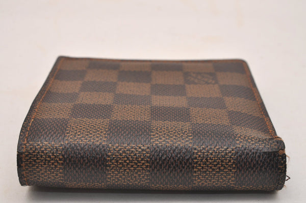 Auth Louis Vuitton Damier Porte Billet Carte Credit Monnaie N61665 Wallet 4357J