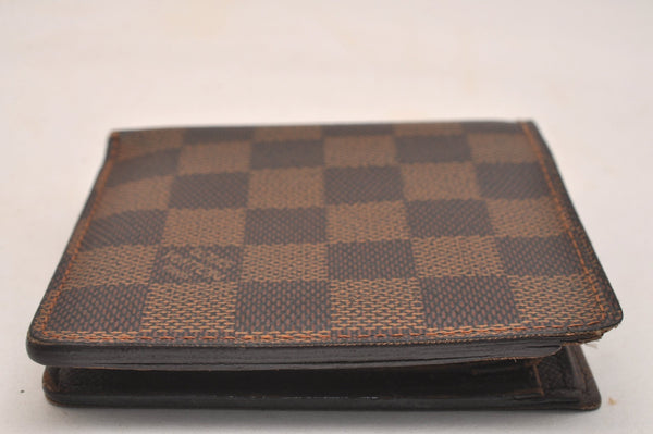 Auth Louis Vuitton Damier Porte Billet Carte Credit Monnaie N61665 Wallet 4357J