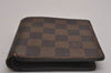 Auth Louis Vuitton Damier Porte Billet Carte Credit Monnaie N61665 Wallet 4357J