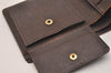 Auth Louis Vuitton Damier Porte Billet Carte Credit Monnaie N61665 Wallet 4357J
