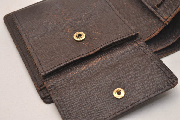 Auth Louis Vuitton Damier Porte Billet Carte Credit Monnaie N61665 Wallet 4357J