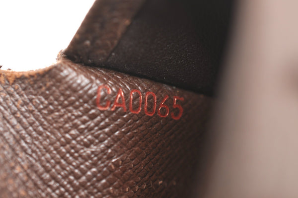 Auth Louis Vuitton Damier Porte Billet Carte Credit Monnaie N61665 Wallet 4357J