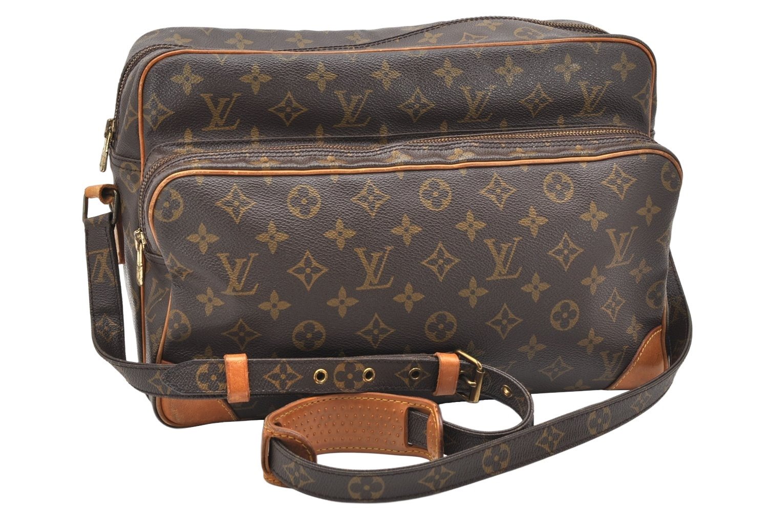 Authentic Louis Vuitton Monogram Nile 34 Shoulder Cross Body Bag M45242 LV 4359K