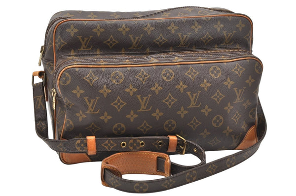 Authentic Louis Vuitton Monogram Nile 34 Shoulder Cross Body Bag M45242 LV 4359K