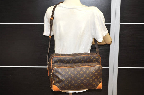 Authentic Louis Vuitton Monogram Nile 34 Shoulder Cross Body Bag M45242 LV 4359K