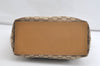 Authentic GUCCI Shoulder Tote Bag GG Canvas Leather 0011098 Brown Junk 4360K