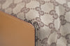 Authentic GUCCI Shoulder Tote Bag GG Canvas Leather 0011098 Brown Junk 4360K