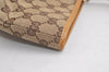 Authentic GUCCI Shoulder Tote Bag GG Canvas Leather 0011098 Brown Junk 4360K